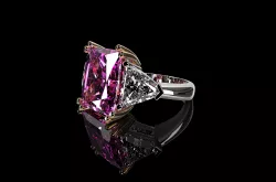 Gemstone Rings Diamond and Sapphire 3D print model