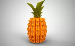 Geometric Pineapple Box 3D print model