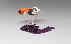 Gimbal Zeta FX-61 Phantom Flying Wing RunCam2 3D print model