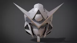 GN-001 Gundam Exia Head 3D print model