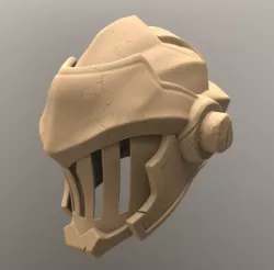 Goblin Slayer Helmet Battle Damage 3D print model