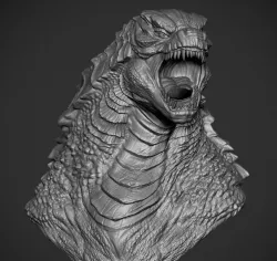 Godzilar 3D print model