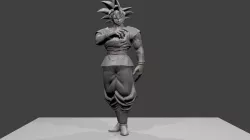 Goku Black - Base Form - Dragon Ball Super  3D print model