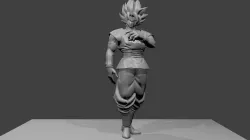 Goku Black - Super Saiyan Rose- Dragon Ball Super 3D print model