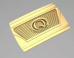 Gold Belt Buckle  3D print model