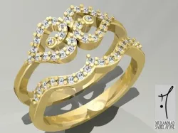 Gold Ring 3D print model 3D print model