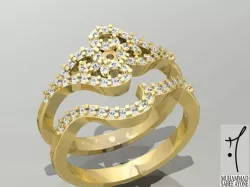 Gold Ring 3D print model 3D print model