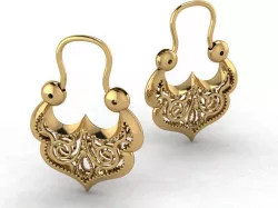 Gypsy earrings 3D print model