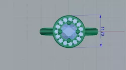 Halo Ring 3D print model