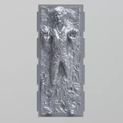 Han solo carbonite 3D print model