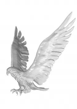 hawk attack 3D print model