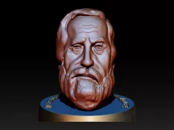 Human Head 3D print model