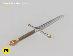 Ice Ned Stark Sword 3D print model