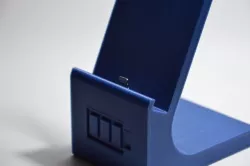 iPhone and iPad docking station with charge hole 3D print model