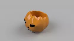 Jack O Lantern Ring 3D print model