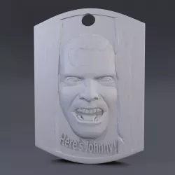 Jack Torrens with an inscription 3D print model