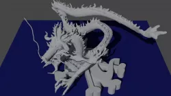 Kaido in his dragon form 3D print model