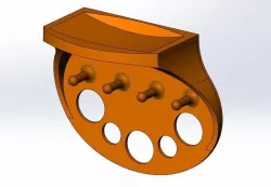 Key shelf 3D print model