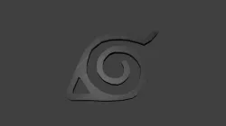 Konoha pendat 3D print model