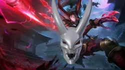 League of Legends Kalista Blood Moon Mask 3D print model