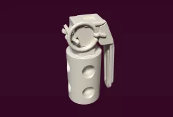 Light grenade Stun grenade 3D print model