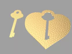 LOVE KEYS 3D print model