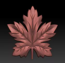 Maple leaf 3D print model