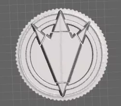 Master Morpher Power Coin - Black Dino Thunder 3D print model