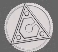 Master Morpher Power Coin - Red Turbo Ranger 3D print model