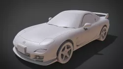 Mazda RX-7 3D print model
