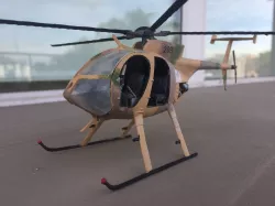 MD530 HELICOPTER - SCALE MODEL - ASSEMBLY KIT 3D print model