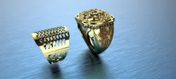 Medusa Signet Ring 3D print model
