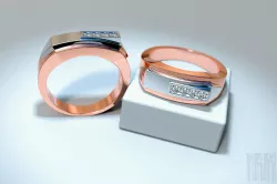men diamond ring 3D print model