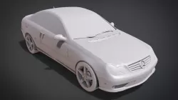 Mercedes CLK 500 3D print model