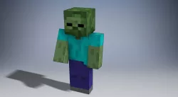 Minecraft Zombie  3D print model