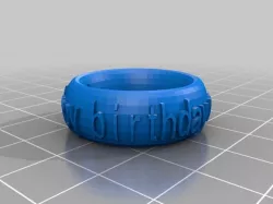 My Customized Text Ring/Bracelet/Crown Thing