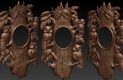 Owl clock 3D print model