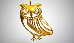 Owl Necklace 3D print model