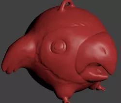 Parrot Pendant 3D print model