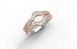 pave ring 3D print model