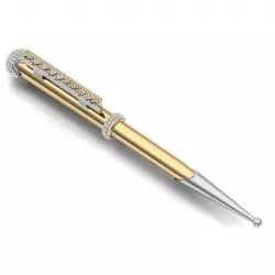 Pen Shaped Pendant With Diamonds 3D print model