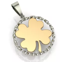   pendant clover leaf 3D print model