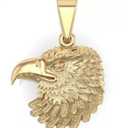pendant eagle head 3D print model