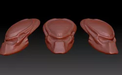 predator 2 inspired bio helmet 3D print model