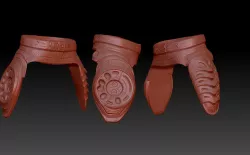 predator 2 inspired lower armour 3D print model