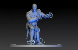 Raiden Mortal Kombat 3D print model