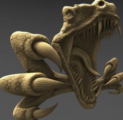 raptor 3D print model