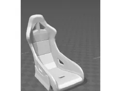 rc drift car 1 10 scale seat 3D print model