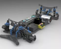 RC Xray T2 009 touring racing rc car  rc drift 3D print model