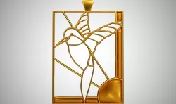 Rectangle Necklace 3D print model